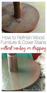 Refinish Wood Furniture Without Sanding