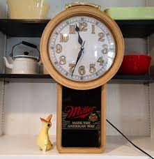 Miller Illuminated Wall Clock