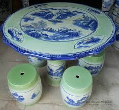 Ryay27 Ceramic Garden Table Set