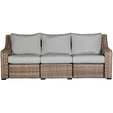 lemans reclining sofa with cushions
