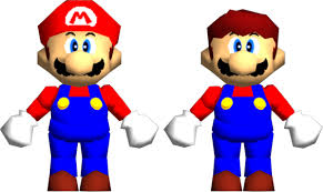 When you zoom out mario's face all the way you can stretch him even further than normal. A Close Look At Mario Models Throughout The Years Super Mario Boards
