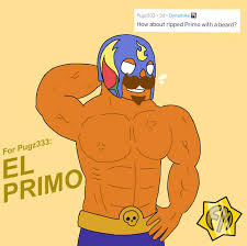 Leaping high, el primo drops an intergalactic elbow that pounds and pushes away anything he lands on! El Primo Got A New Look Requested By U Pugz333 Brawlstars
