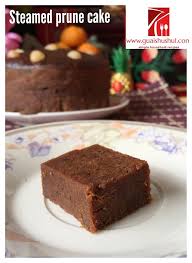 Bourbon biscuit cake 3 ingredients cake recipe without oven. Steamed Prune Cake Kek Kukus Prun Or è'¸é»'æž£è›‹ç³• Guai Shu Shu