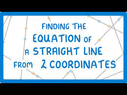 Gcse Maths Finding The Equation Of A