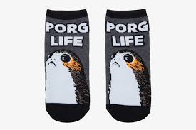 cute porg life ankle socks at hot