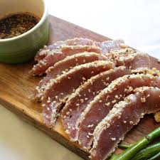 seared ahi tuna steaks with dipping