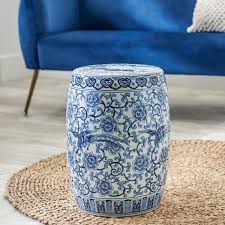 Matilde Blue And White Fl Ceramic