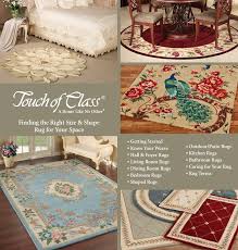 choosing the right area rug touch of