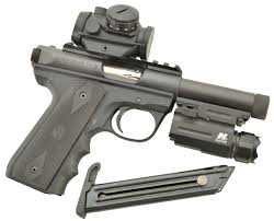 ruger 22 45 mk iii pistol ncstar light