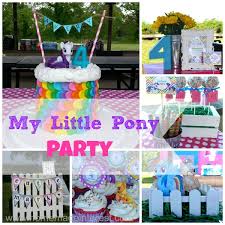 my little pony party home made