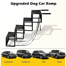 Coziwow Foldable Dog Stairs Ramp For