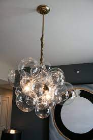 Floating Glass Bubble Chandelier By
