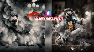 black smoke photo editing background