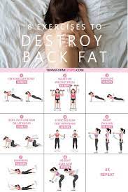 get rid of lower back fat