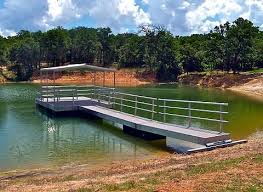 try a floating dock by pond king
