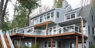 Install gl railings for a deck whole cost tempered gl slumped tinted tempered gl panel for tempered gl railing system. Framed Glass Railing Kit Glass Railing Kit Aluminum Railings