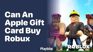 can an apple gift card robux