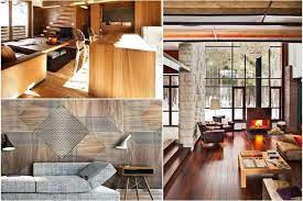 intérieur en bois maison moderne les
