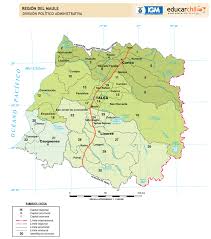 Envio grátis para portugal via nacex. Mapa Division Politico Administrativa Septima Region