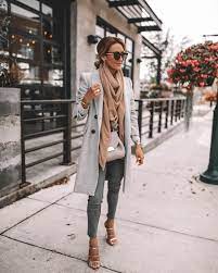 Grey Coat Outfit