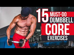 dumbbell core exercises