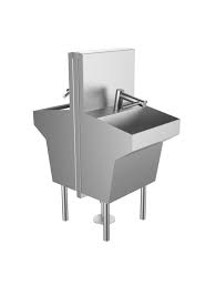 basin mounted trough stainless steel