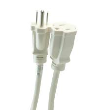 Shop living solutions indoor extension cord 6ft white (1 ea )1 ea. Southwire 8 Ft 16 3 Outdoor Extension Cord White 277563 The Home Depot
