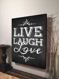 live laugh love wall art inspirational