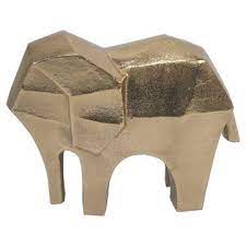 elephant figural gold threshold