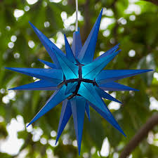 blue moravian star star light