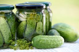 fermented garlic dill pickles
