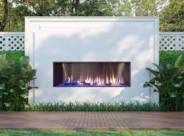 outdoor fireplace flare fireplaces