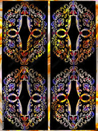 Stained Glass Window Abstract Texture