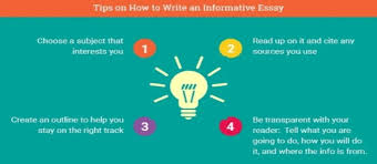 You'll need to know a good deal about your subject and convey information in a clear, organized fashion. How To Write An Informative Essay Guidelines Tips
