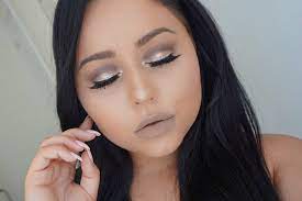 cool tone grey beige makeup tutorial