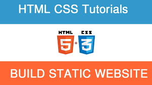 static using html css you