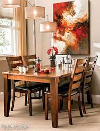 Dining Room Table Against Wall Ideas