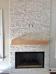 Stacked Quartz Fireplace Living Room