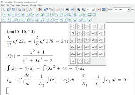 Math Equation Editor