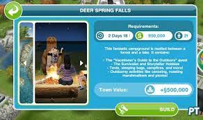 If you complete the quest within the time limit of 7 days, you unlock sleeping bags for your sims' homes. Vacationer S Guide To The Outdoors The Sims Freeplay Walkthrough Pinguintech