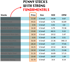 indian penny stocks with good