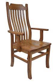 mission oak kitchen chair from