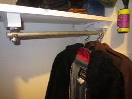 coat closet rod or industrial curtain