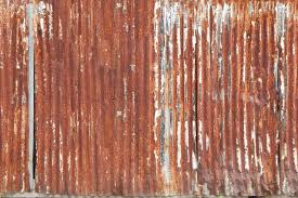 Corrugated Metal Rusted Metal Metal Floor