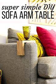 10 Best Diy Sofa Arm Table Ideas Diy