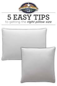 Bed Pillow Sizes Guide Pacific Coast Bedding