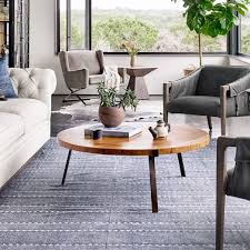 Living Room With Round Coffee Table