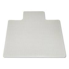 chair mat plush to high pile carpet