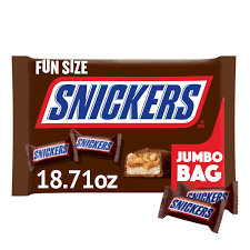 snickers fun size chocolate bars 18 71