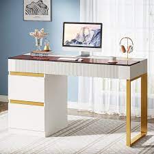 computer writing desk modern vanity